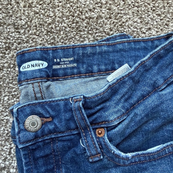 High Rise Straight Leg Jeans - Picture 2 of 6